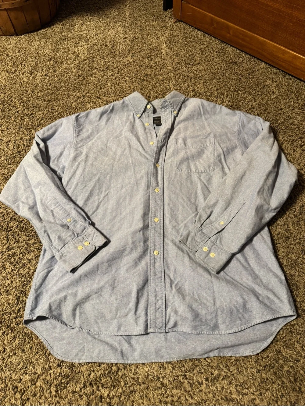 Banana Republic Light Blue Men's Dress Shirt